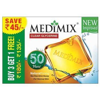 Medimix Clear Glycerine Natural Toning Soap 100g