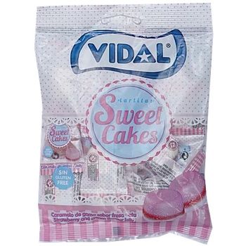 Vidal Sweet Cakes Jelly Soft Candy Strawberry And Cream Flavour 90g