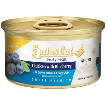 Aatas Cat Finest Fruity Feast Chicken with Blueberry in Gravy 70g