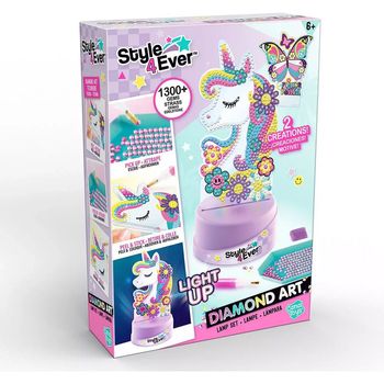 Style 4 Ever Diamond Art Lamp Set Craft Sets
