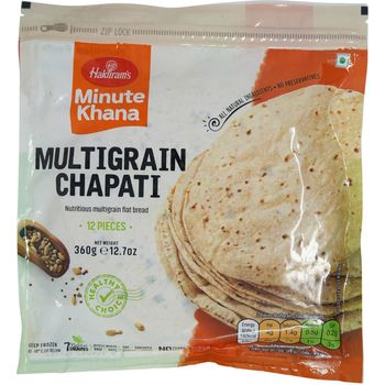 Haldiram's Frozen Multigrain Chapati 12 Pieces 360g