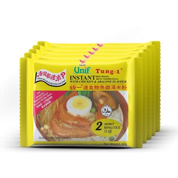 Unif Tung-1 Chicken Abalone Bee Hoon 5pcs x 62g