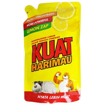 Kuat Harimau Dishwash Liquid Lemon Refill 650ml