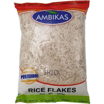 Ambikas Thick Poha Rice Flakes 500g