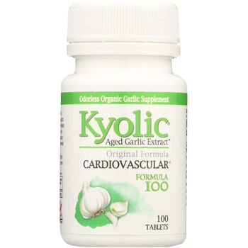 Kyolic Formula 100 Aged Garlic Yeast Free 100 Tablets
