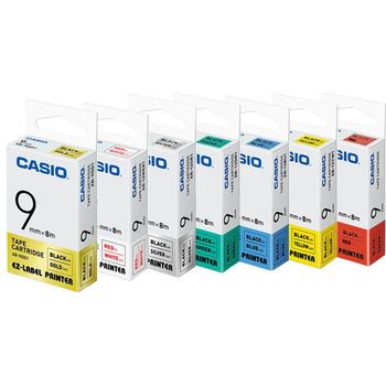 Casio EZ Label Printer Tape Cartridge 9mm XR-9