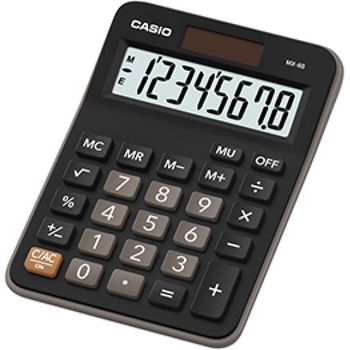 Casio Calculator 8 Digits MX-8B Black