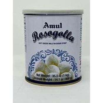 Amul Rosogolla Soft Cheese Balls In Sugar Syrup 1kg14 Pieces