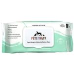 Pets Truly Hypo-Allergenic Unbleached Bamboo Wipes (80sheets)