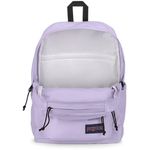 Jansport Double Break Pastel Lilac Backpack Purple 27l