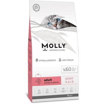 Molly Cat Food with Shrimp And Salmon 15kg