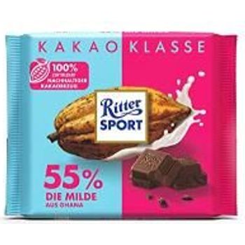 Ritter Sport Chocolate Ritter Sport Cocoa Class 55% Mild 100g