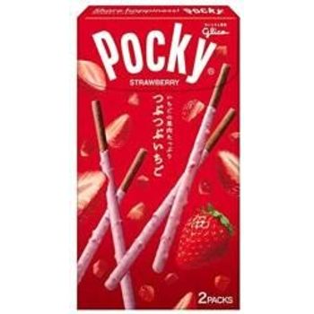 Glico Pocky Heartfull Strawberry Chocolate Sticks Dagashi Snack Japan