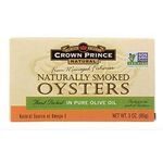 Crown Prince Natural Smoked Oysters In Pure Olive Oil 85g