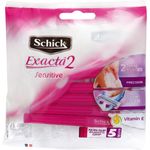 Schick Exacta 2 Sensitive Razors for Women 5 Plus 2 Razors