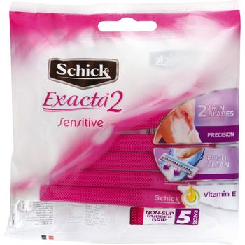 Schick Exacta 2 Sensitive Razors for Women 5 Plus 2 Razors