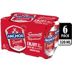 Anchor Can Beer Smooth Pilsener 6 x 323ml