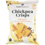 Ceres Organics Chickpea Crisps Turmeric And Black Pepper 100g