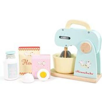 Le Toy Van Honeybake Kids Wooden Mixer Pretend Play Toy Set Wooden Play Kitchen Pretend Toys