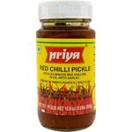 Priya Red Chilli Pickle In Oil With Garlic 300g