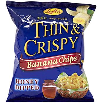 Leslie's Banana Chips Honey Dip 40g