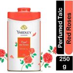 Yardley Royal Red Roses Perfumed Talcum Powder For Women