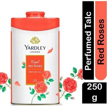 Yardley Royal Red Roses Perfumed Talcum Powder For Women