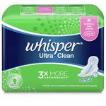 Whisper Ultra Clean Sanitary Day Wings 24cm