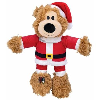 Kong Holiday Wild Knots Bear Assorted Md Lg Santa 453g