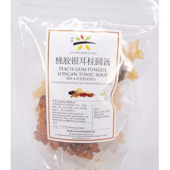 Sai Hing Peach Gum Fungus Longan Tonic Soup 110g