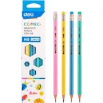 Deli 2B Wooden Pencil 12 Sticks
