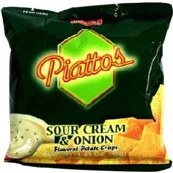 Jack 'n Jill Piattos Potato Crisps Sour Cream And Onion 40g