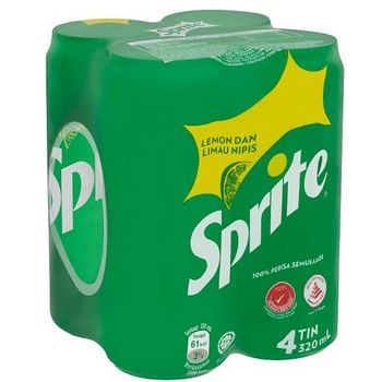 Sprite Cans 4pcs 320ml