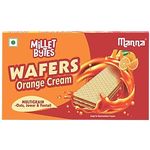 Manna Millet Bytes Multigrain Wafers,Orange Cream 75g