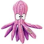 Kong Cuteseas Octopus Corduroy Plush Dog Toy For Medium Dogs