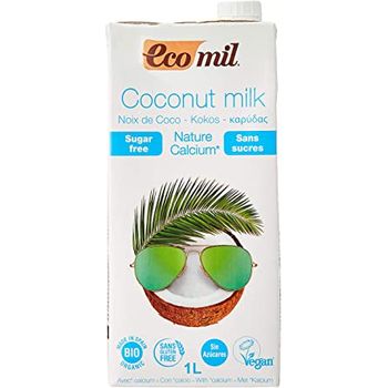 Ecomil Coconut Milk Nature Calcium Sugar 1l