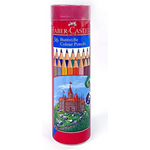 Faber-Castell 36C Classic Colour Pencils in Metal Round Tin