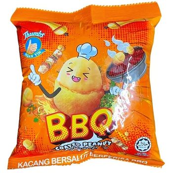 Thumbs Coated Peanut BBQ 55g