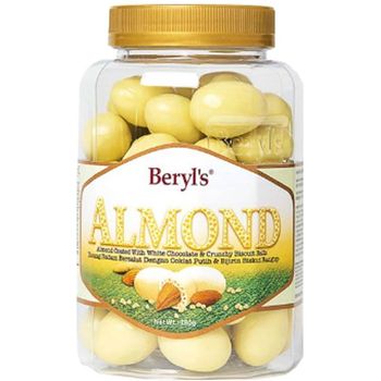 Beryl's Crunchy Almond White Chocolate Jar 380g