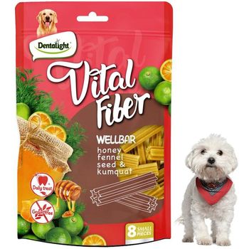 Dentalight Vital Fiber Wellbar Honey S 85g