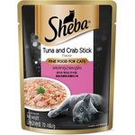Sheba Pouch Cat Wet Food Adult Tuna Crab Stick 70g