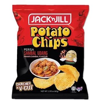 Jack 'n Jill Potato Chips Sambal Udang 60g