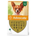 Bayer Advocate for Dogs up to 4kg 3pcs