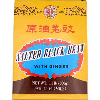 Furong Brand Salted Black Bean with Ginger 500g
