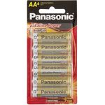 Panasonic Alkaline Power AA Battery LR6RTB6B