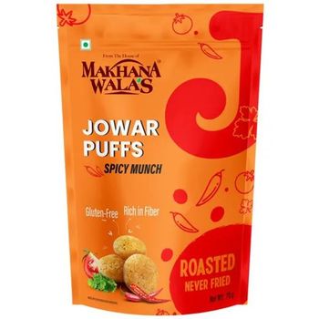 Makhana Wala's Jowar Puffs Spicy Munch Roasted Gluten Free 70g