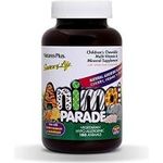 NaturesPlus Animal Parade Source of Life Children's Chewable Multivitamin 180 Animal Shaped Tablets Natural Assorted Flavors Vegetarian Gluten 90 Total Servings
