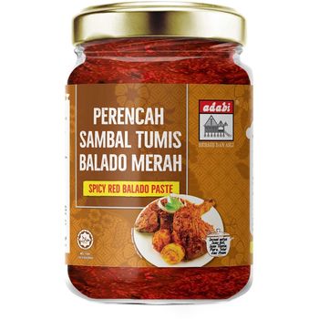 Adabi Red Balado Sauteed Sambal Flavoring 350g