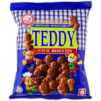 Hup Seng Teddy Biscuits Chocolate 120g