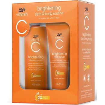 Boots Vitamin C Brightening Bath And Body Bundle Set